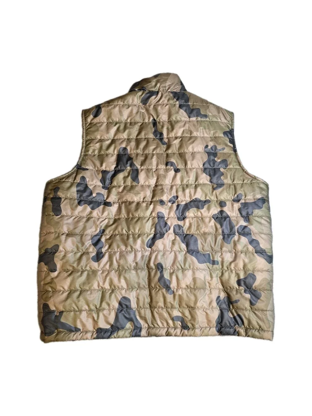 Sonoma Men's XL Camo Puffer Vest Full Zip Quilted Camouflage Lightweight EUC